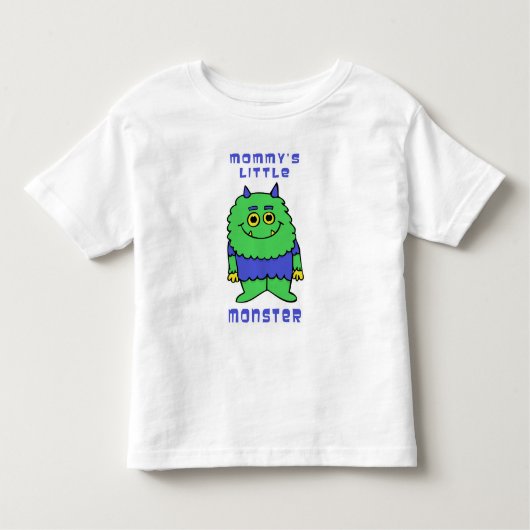 ママの小さな怪物 トドラーTシャツ (正面)