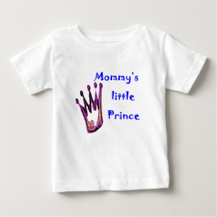 ママの小さな王子 ベビーTシャツ