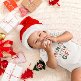 ママの小さな贈り物 - かわいい赤ちゃんのクリスマス ベビーボディスーツ