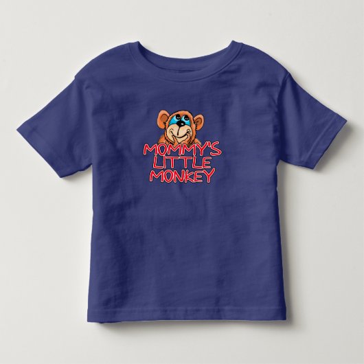 ママの小猿 トドラーTシャツ (正面)