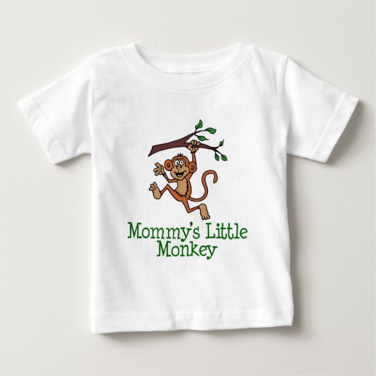 ママの小猿 ベビーTシャツ (正面)