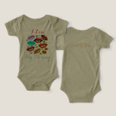 ママの幼児Tシャツが大好き (デザイン正面&裏面)