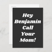 『ママの引用文おもしろいギャグの贈りパーソナライズされた物』 ポストカード (正面/裏面)