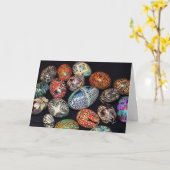 『ママの復活祭の卵』 カード (黄色い花)