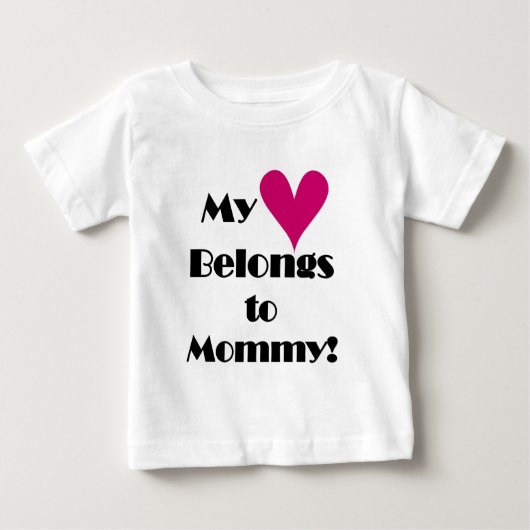 ママの心 ベビーTシャツ (正面)