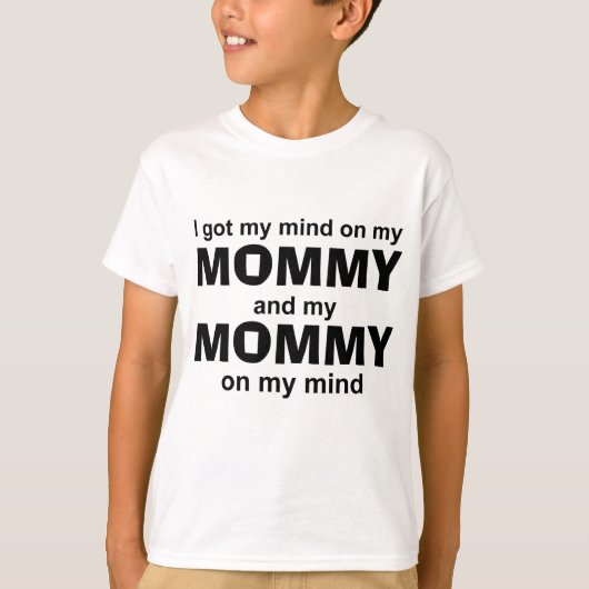 ママの心 Tシャツ (正面)