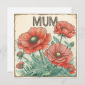 ママの恵み：優しい瞬間 シーズンカード (正面/裏面)