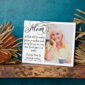 ママの愛する記憶の写真詩 フォトプラーク (側面)
