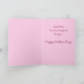 ママの愛の美しさ カード (内部)