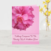 ママの愛の美しさ カード (黄色い花)