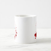 ママの愛ハート コーヒーマグカップ (中央)