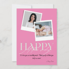 ママの愛情に報いる：母の日のオリジナル写真カード シーズンカード