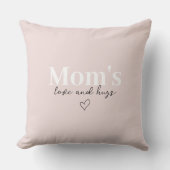 ママの愛&ハグズピンク | 母の日の贈り物 クッション (正面)