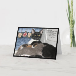 ママの愛 – Cat Mother's Day Card サンキューカード