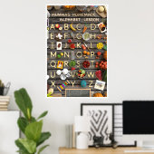 ママの手作りアルファベットレッスン ポスター (ホームオフィス)