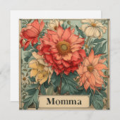 ママの抱擁：愛する手紙 シーズンカード (正面/裏面)