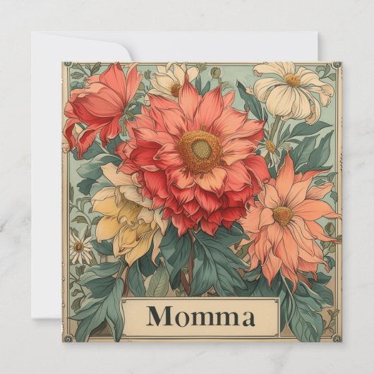 ママの抱擁：愛する手紙 シーズンカード (正面)