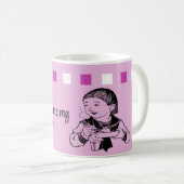 ママの料理:グルメガールお気に入りの コーヒーマグカップ (正面右)