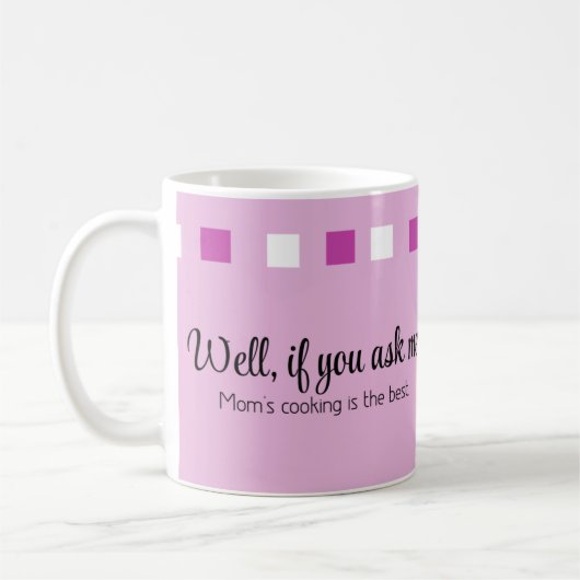 ママの料理:グルメガールお気に入りの コーヒーマグカップ (左)