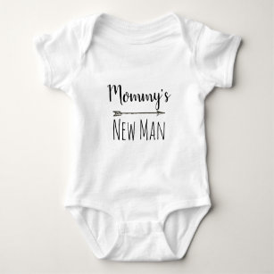 ママの新しい男性用男の赤ちゃん服 ベビーボディスーツ