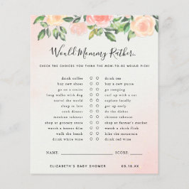 ママの方が |赤ちゃんシャワーゲーム