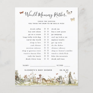 ママの方が  赤ちゃんシャワーゲーム