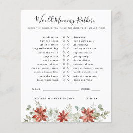 ママの方が |赤ちゃんシャワーゲーム