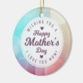 ママの日が大好き |オーナメント セラミックオーナメント (左)