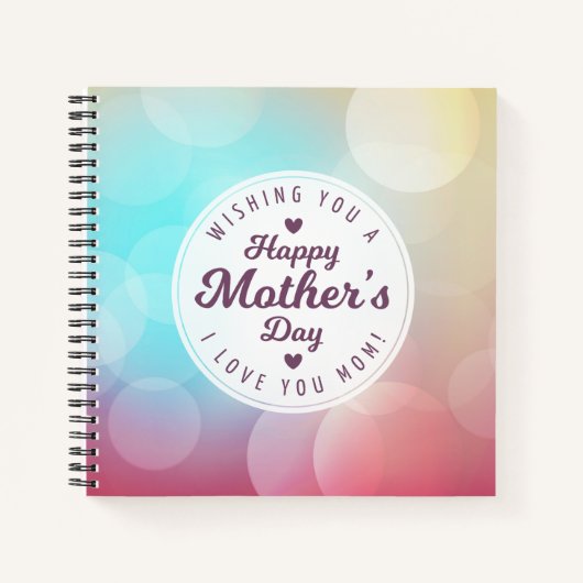 ママの日が大好き | ノートブック (正面)