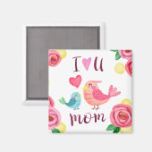 ママの日が大好き |マグネット マグネット (正面/裏面)