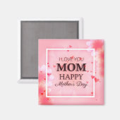 ママの日が大好き |マグネット マグネット (正面/裏面)