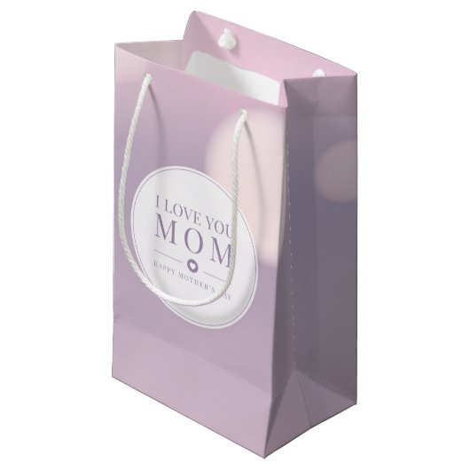 ママの日が大好き |抱き枕 スモールペーパーバッグ (正面アングル)