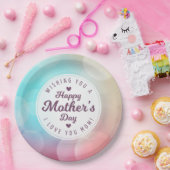 ママの日が大好き |紙プレート ペーパープレート (パーティー)