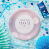 ママの日が大好き |紙プレート ペーパープレート (パーティー)