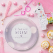 ママの日が大好き |紙プレート ペーパープレート (パーティー)