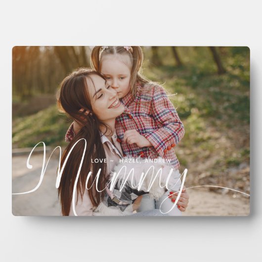ママの日のプレゼント全写真マムスクリプト フォトプラーク (正面)