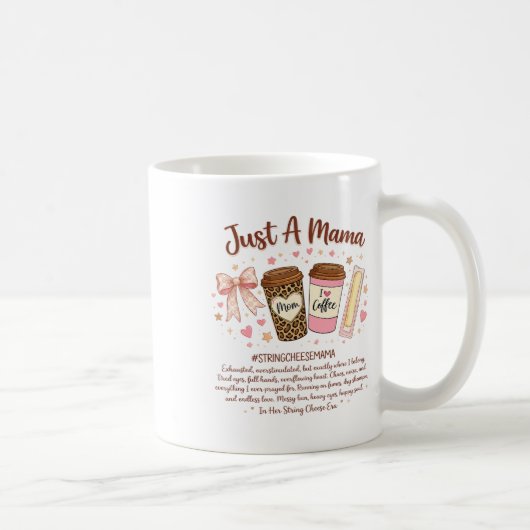 ママの時代のチーズコーヒーマザーズデイ コーヒーマグカップ (右)