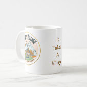 ママの村:愛が育つところ コーヒーマグカップ (正面左)