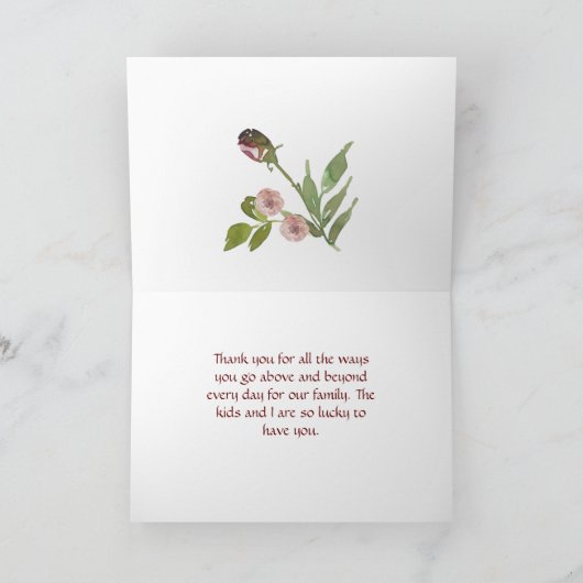 ママの母の日 カード (内部)