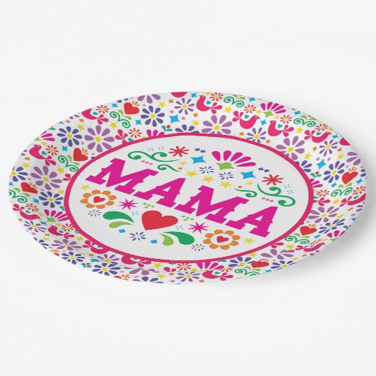 ママの母の日 ペーパープレート (アングル)