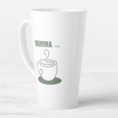 ママの活力マグカップ カフェラテマグ (左アングル)