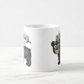 ママの熊を突っ込むな コーヒーマグカップ (中央)