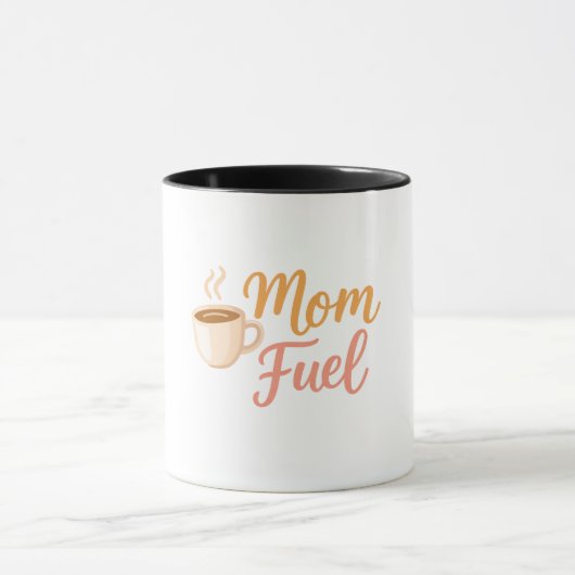 ママの燃料 コーヒーマグ マグカップ (中央)