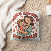 ママの特別なハグ屋さん クッション (ブランケット)