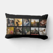 ママの特別なフォトコラージュ 引用 ランバークッション (裏面)