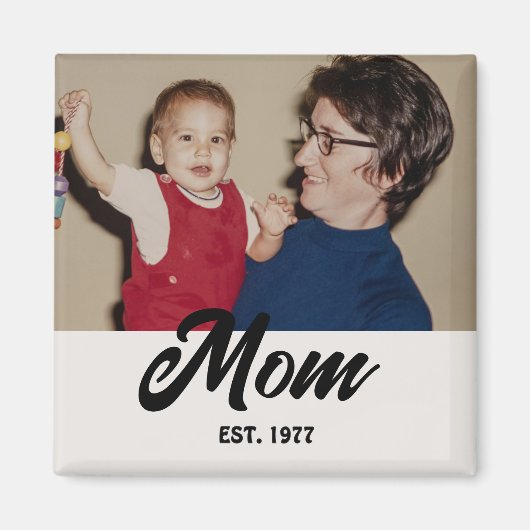 ママの特別な写真ギフト マグネット (正面)