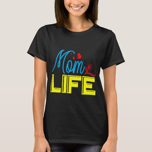 ママの生活 Tシャツ (正面)