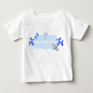ママの男の子ベビーTシャツ ベビーTシャツ