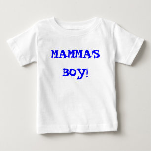 ママの男の子! ベビーTシャツ