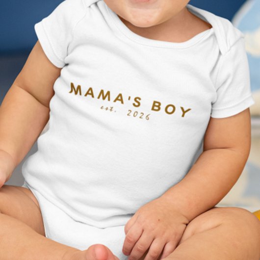 ママの男の子 誕生年 ベビーボディスーツ